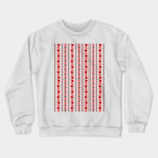 Ethno Ukrainian Pattern - Grape Guelder rose Oak - Symbol Crewneck Sweatshirt